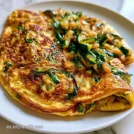 Tortilla De Calabacín Con Cebolla