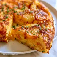 Tortilla De Patatas Receta Fácil para 4