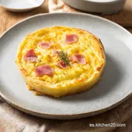 Tortilla de Patatas Rellena Mi Secreto con Jam&oacute;n y Queso