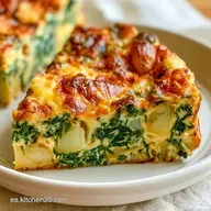 Tortilla Patata Espinacas en 40 Minutos
