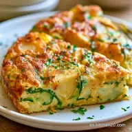 Tortilla Patatas Calabacín Cremosa