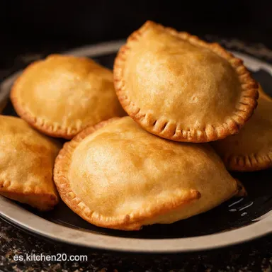 Air Fryer Chicken Empanadas Receta F&aacute;cil y Crujiente Tarjeta de receta