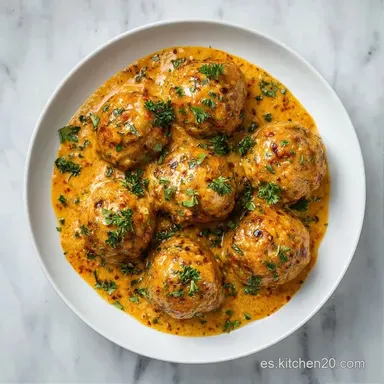 Alb&oacute;ndigas En Salsa Para 4 Personas Tarjeta de receta