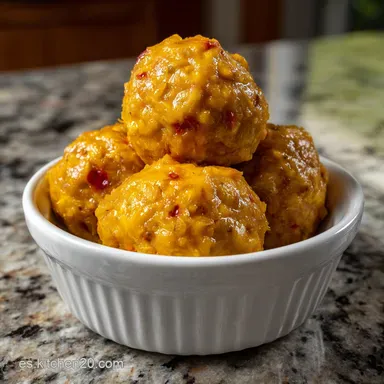 Superbowl Crock Pot Pineapple Habanero Meatballs: Flavor Bomb Tarjeta de receta