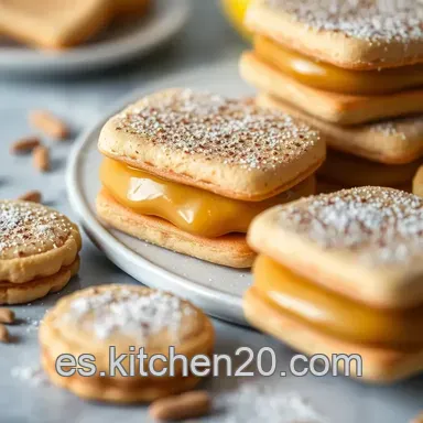 Alfajores de Manteca de Man&iacute;: &iexcl;Un Pecado Delicioso! Tarjeta de receta