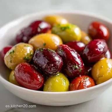 Ali&ntilde;ar Aceitunas Receta Abuela: Tersas y Vibrantes Tarjeta de receta
