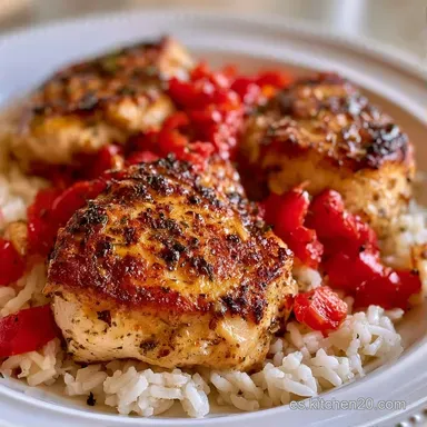 Arroz con Pollo para 4 Personas Tarjeta de receta