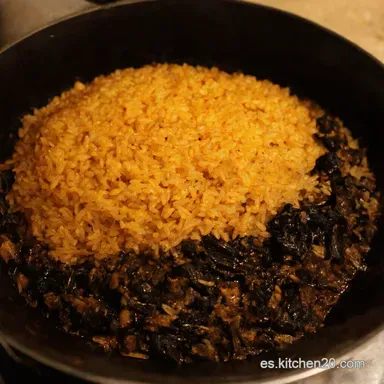 Arroz Negro Receta El Secreto de mi Abuela Revelado Tarjeta de receta