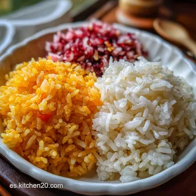 Arroz Tres Delicias Chino en 30 Minutos Tarjeta de receta
