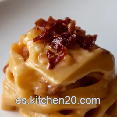 Pasta Carbonara Aut&eacute;ntica: &iexcl;Receta Italiana F&aacute;cil y Deliciosa! Tarjeta de receta