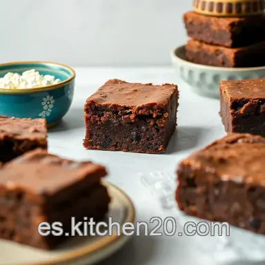 &iexcl;Brownies Brownies Brownies! El Secreto Fudgy de la Abuela Tarjeta de receta
