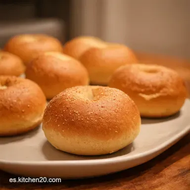 Bagels Caseros Receta F&aacute;cil Tu Desayuno Neoyorkino Tarjeta de receta