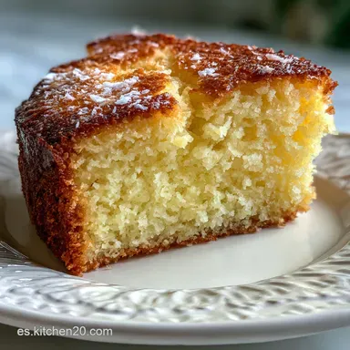 Bizcocho de yogur f&aacute;cil para 10 personas Tarjeta de receta