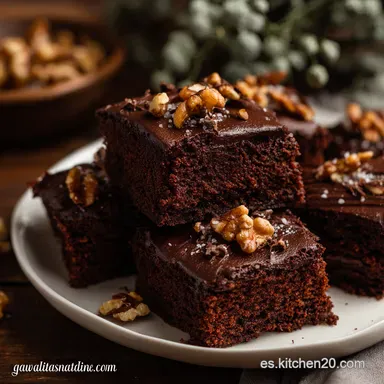 Bizcochuelo de Chocolate: &iexcl;Receta F&aacute;cil "La Noche Estrellada"! Tarjeta de receta