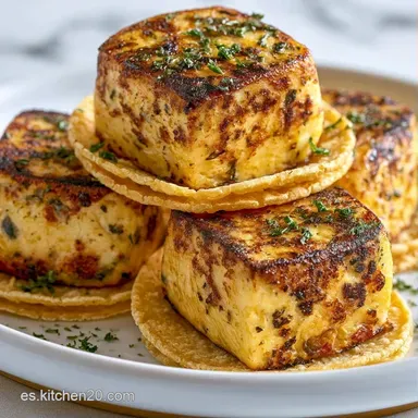 Tortilla Española en Tacos en 50 Minutos Tarjeta de receta