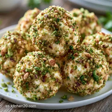 Bolitas De Queso Y Frutos Secos 12 Und Tarjeta de receta