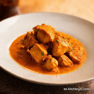 Butter Chicken Casero Un Viaje de Sabor a la India Tarjeta de receta