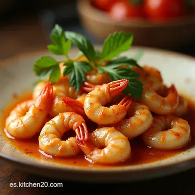 Cumi Dan Udang Saus Padang Marisco Picante Cremoso y el Toque del Bumbu Halus Tarjeta de receta