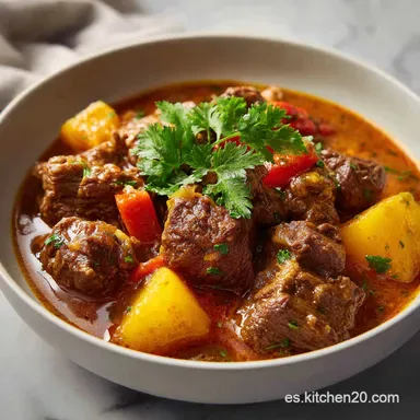 Caldereta de Cordero Aut&eacute;ntica para 6 Raciones Tarjeta de receta