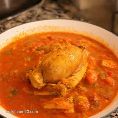Caldito de Pollo Levanta Muertos El Apapacho de la Abuela Tarjeta de receta