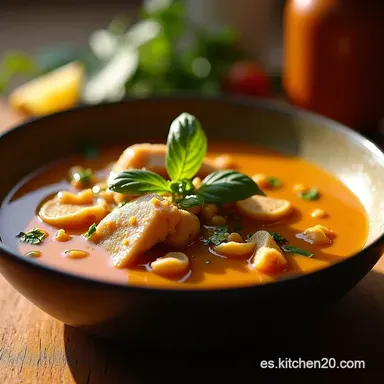 Caldo Arom&aacute;tico en Olla Arrocera de Gres Sabor Yunnan en Casa Tarjeta de receta