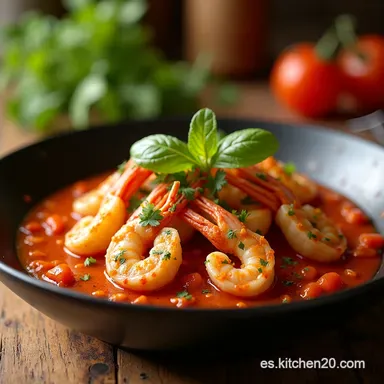 Camarones Endiablados Mi Secreto Picante Revelado Tarjeta de receta