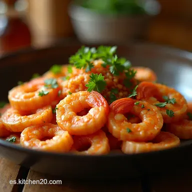 Camarones Explosivos en 15 Minutos Receta Picante y Veloz Tarjeta de receta