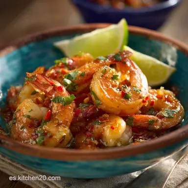 Camarones Firecracker: La Receta F&aacute;cil y Crujiente con Salsa Explosiva Tarjeta de receta