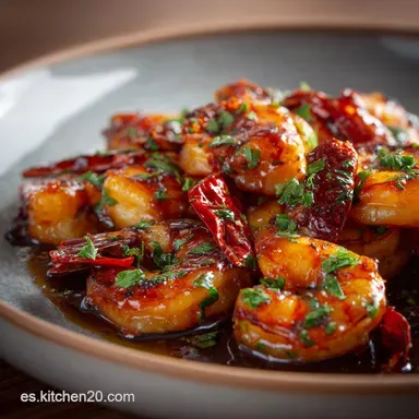 Camarones Firecracker: Receta Crujiente, Picante y Lista en 30 Minutos Tarjeta de receta