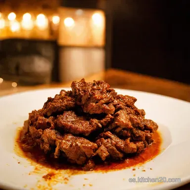 Carne Asada Explosiva Marinada C&iacute;trica Sabor Tijuana Tarjeta de receta