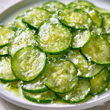 Carpaccio De Calabac&iacute;n En 10 Minutos Tarjeta de receta