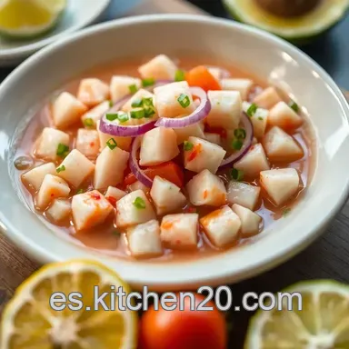 Ceviche Peruano: &iexcl;El Secreto del Mejor Sabor! Tarjeta de receta