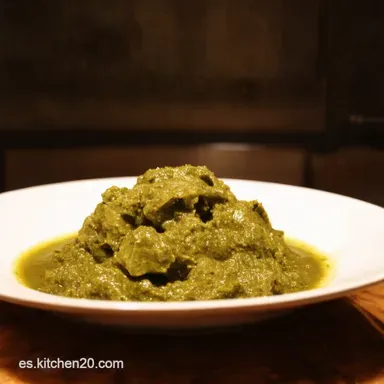 Mi Receta Secreta de Chile Verde con Cerdo Sabor Aut&eacute;ntico Tarjeta de receta