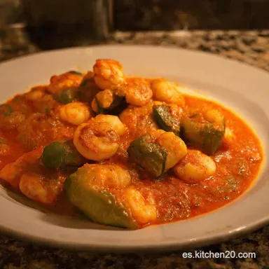 Chiles Rellenos de Camarones Caj&uacute;n Fiesta en tu Plato Tarjeta de receta