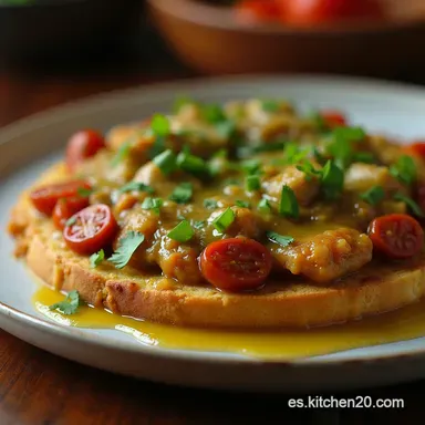 Receta Aut&eacute;ntica Chili Verde de Puerco Guiso Tostado y Profundo Tarjeta de receta