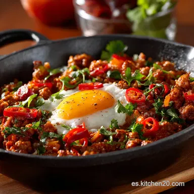 Chorizo Mexicano Casero: Receta del Adobo Perfecto para Tacos y Huevos Tarjeta de receta