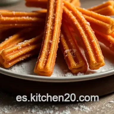 Churros Caseros Receta: &iexcl;Crujientes y Sin Complicaciones! Tarjeta de receta