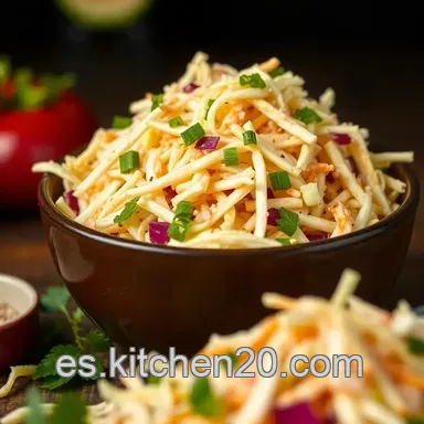 Coleslaw a la Espa&ntilde;ola: &iexcl;Mi Secreto Cremoso! Tarjeta de receta