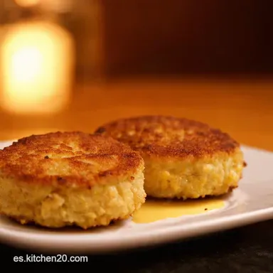 Crab Cakes con Cajun Cremoso Un Fest&iacute;n Sure&ntilde;o F&aacute;cil Tarjeta de receta