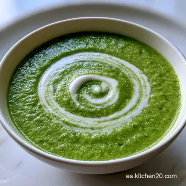 Crema de Verduras para 4 Personas Tarjeta de receta