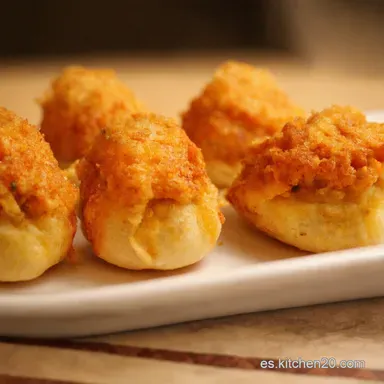 Bocaditos Hojaldre F&aacute;ciles 4 Rellenos de Tapas TOP Tarjeta de receta