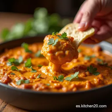 Dip de Pollo Buffalo Cremoso La Botana Perfecta para Fiestas Tarjeta de receta