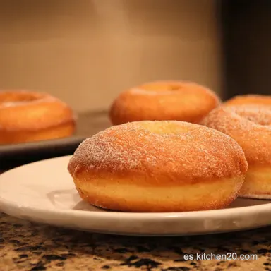 Donuts al Horno F&aacute;ciles Como los de la Abuela Tarjeta de receta
