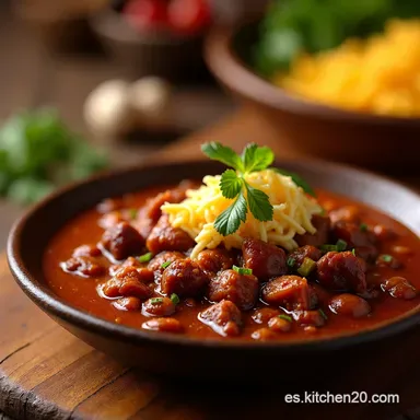 El Venado Ahumado del Rancho Smoked Venison Chili Recipe Tarjeta de receta