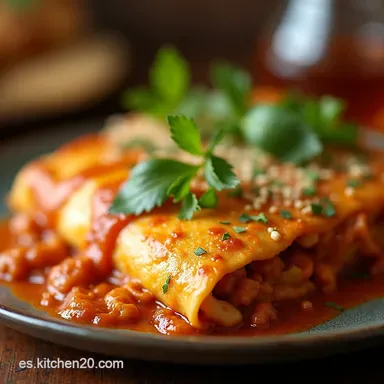 Enchiladas de Pollo F&aacute;ciles Para Una Cena R&aacute;pida Mi Receta de 40 Minutos Tarjeta de receta