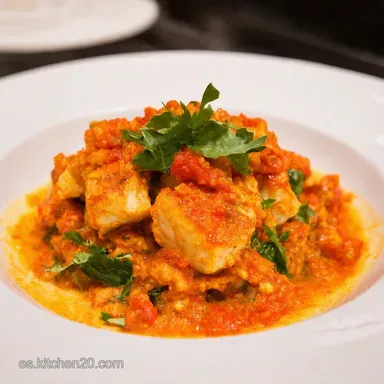 Ensalada Romesco Bacalao Receta Catalana F&aacute;cil Tarjeta de receta