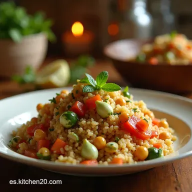 Ensalada Quinoa Adelgazante Mi Secreto Sabor Mediterr&aacute;neo Tarjeta de receta