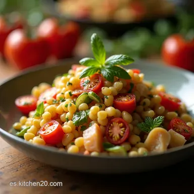 Ensalada Mediterr&aacute;nea F&aacute;cil Mi Secreto para el Verano Tarjeta de receta