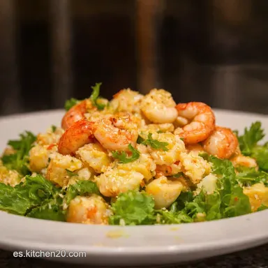 Ensaladilla de Merluza y Langostinos Mi Secreto Coste&ntilde;o Tarjeta de receta