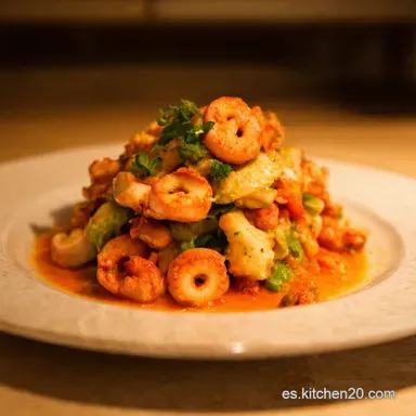 Ensaladilla de Pulpo a la Gallega Un Viaje a Galicia Tarjeta de receta